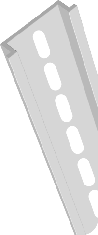 din rail cut silver